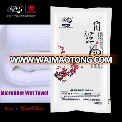 Disposable Wet Towel for Restaurant Use Individually Wrapped Wet Towel