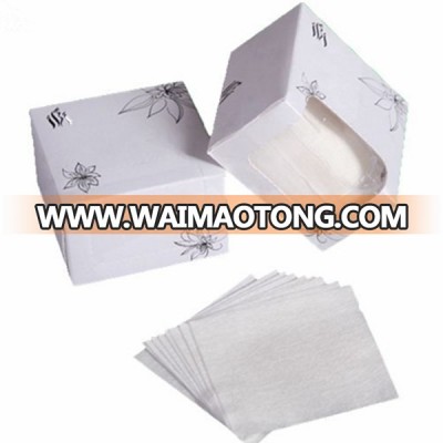 Disposable nonwoven spunlace makeup remover wipes