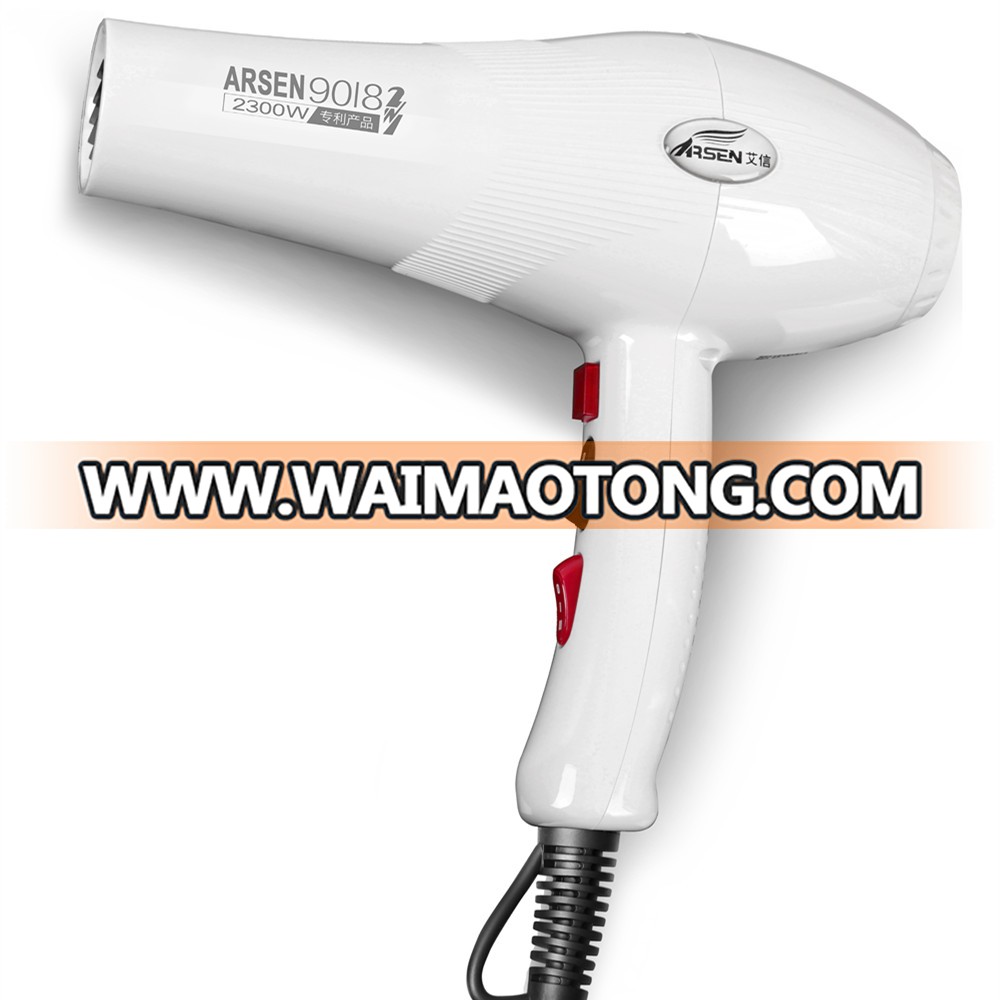 Low Speed/High Temperature Design 2300W Professional Salon Hair Dryer